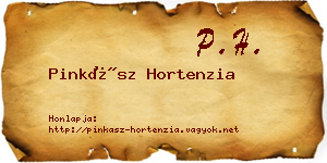 Pinkász Hortenzia névjegykártya